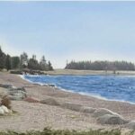 Music in the Park on Grand Marais Harbor