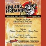 40th Annual Finland Fireman's Wooden Bat Softball Tournament